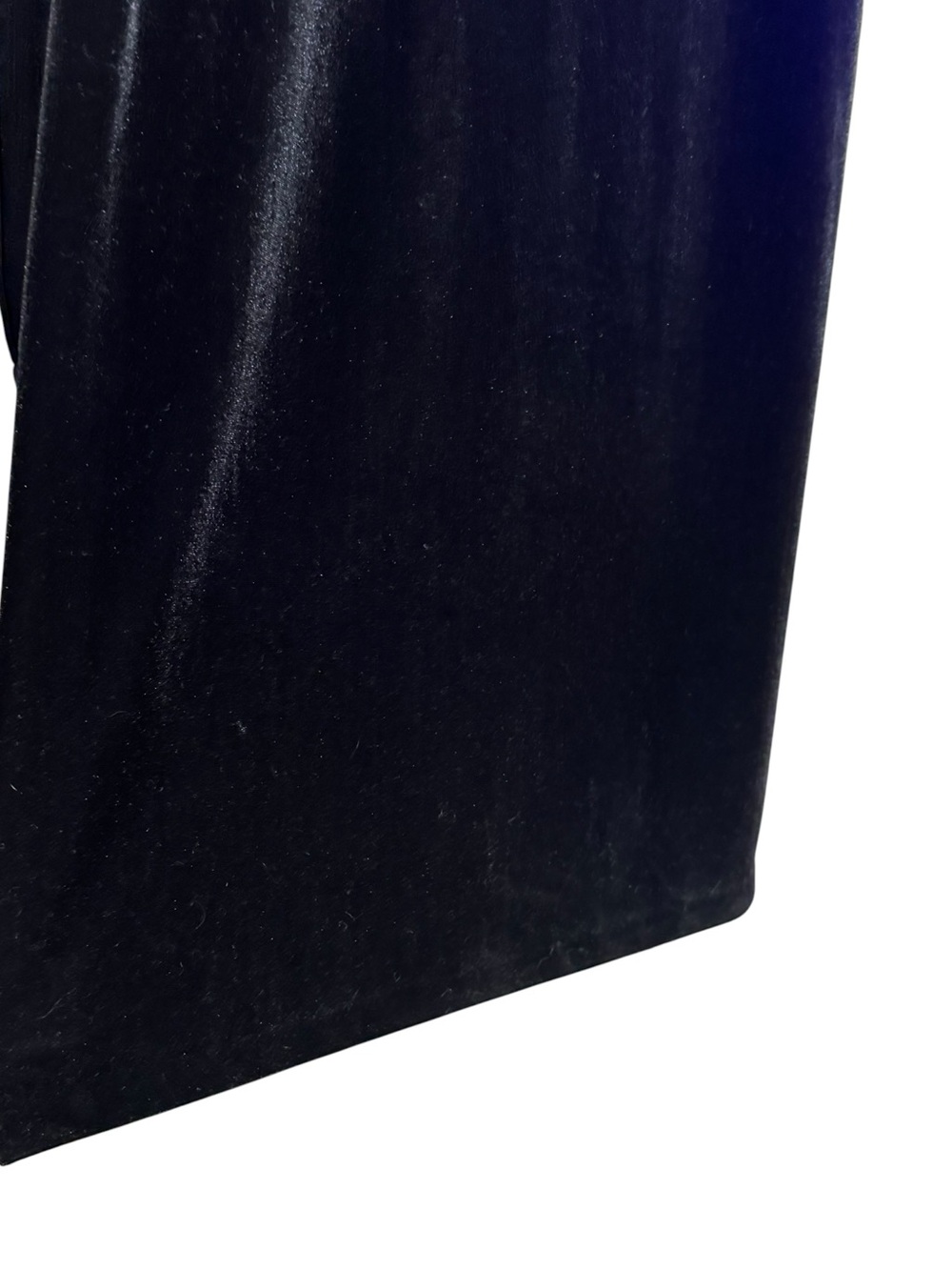PRESTON & YORK Velvet Long-Sleeve Shift Dress S 19” p2p Black EUC - Picture 7 of 10